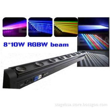RGBW 4IN1 LED Bar Beam Led Moving Head Lights 8x10W RGBW 4